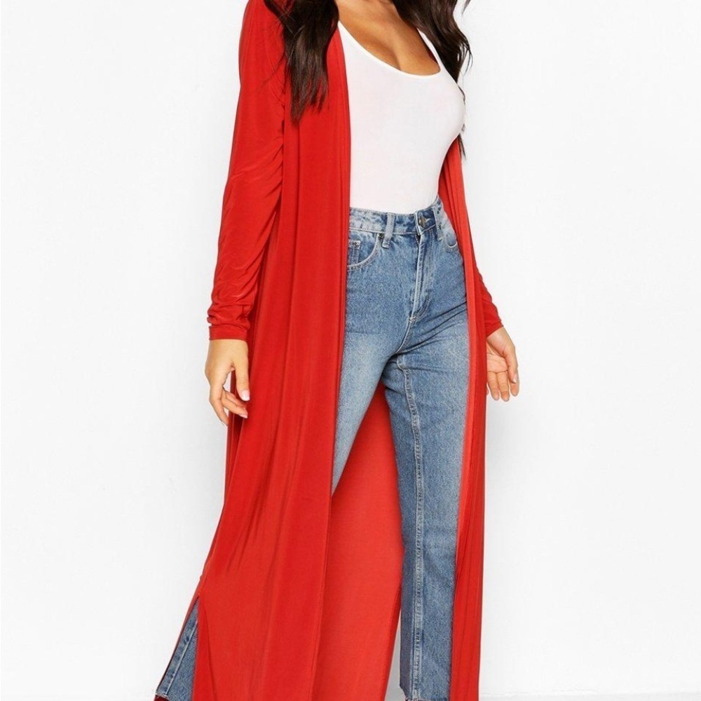 Boohoo Vibrant Red Top